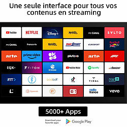 CHIQ L40H7G 40 Pouces, Smart TV, Full HD 1080P, Slim Design, Google TV, Google Assistant, HDR10&HLG, Dolby Audio pas cher