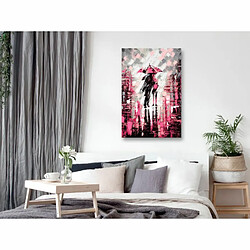 Paris Prix Tableau Imprimé Lovers in Colour Pink 40 x 60 cm