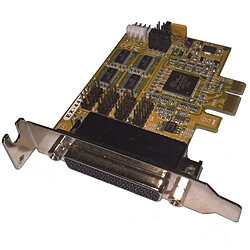 Carte 4x RS-232 Parallèle EXSYS EX-44374 602809-001 PCI-Express x16 Low Profile