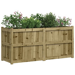 Acheter Maison Chic Jardinière,Bac à fleurs - pot de fleur 150x50x70 cm bois de pin imprégné -GKD93588