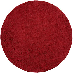 Hadorn Tapis shaggy 125x125 rouge Luzern 