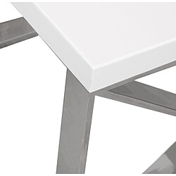 Acheter Table d'appoint Alexandra House Living Blanc 50 x 43 x 50 cm