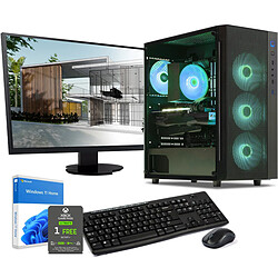 Sedatech Pack PC Professionnel • Intel i7-13700KF • RTX4080 • 64Go DDR5 • 1To SSD M.2 • 2To HDD • Windows 11 • Moniteur 28" Pack PC Professionnel • Intel i7-13700KF 16x 3.4Ghz (max 5.4Ghz) • Geforce RTX4080 • 64Go DDR5 DDR5 5200Mhz • 1To SSD M.2 • 2To HDD • Wifi • Bluetooth, USB 3.2 • Windows 11 • Moniteur 28" + Clavier/Souris sans fil