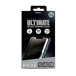 Avis mooov Verre trempé avec filtre de confidentialité pour iphone X/XS Ultimate - 610622