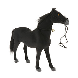 Avis Modèle De Cheval Réaliste Modèle Animal Figurine Jouet Statue Ornement Noir