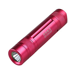 Wewoo Lampe de poche torche or rose pour Randonnée / Conduite Tour / Camping 3W 220 LM CREE XPE IP67 Imperméable Forte Mini Portable LED de avec / Moyen / Faible / Stroboscope / SOS Modes