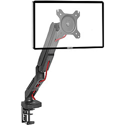 Duronic DMDC5X1 Support d'écran de PC à pince pour Bureau | Mécanisme à gaz | Rotation / Pivot / Inclinaison | Compatibilité VESA 75/100 