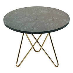 Totalcadeau Petite Table d’appoint fabriquée en marbre (45 x 45 x 35 cm) - Table basse design pas cher Petite Table d’appoint fabriquée en marbre (45 x 45 x 35 cm) - Table basse design