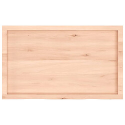 Acheter vidaXL Étagère murale 100x60x(2-4) cm bois de chêne massif non traité