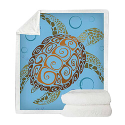 Couverture en laine douce et chaude pour canapé-lit 50 x 60 '' Turtle-C pas cher