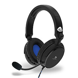 Casque audio gaming stéréo Playstation 4Gamers PRO4-50s sous Licence Officielle pour PS4 et PS5 Noir 