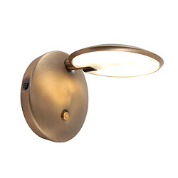 Lumière Applique Murale LED Intégrée Bronze Brossé, Plastique Mat