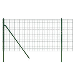 Avis vidaXL Clôture en treillis métallique vert 1x10 m acier galvanisé