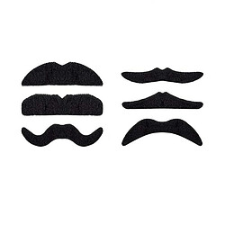 Totalcadeau 6 fausse moustaches adhésives accessoire de déguisement