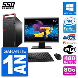 PC Tour Lenovo M700 Ecran 19" Intel G4400 RAM 8Go SSD 480Go Windows 10 Wifi · Occasion 