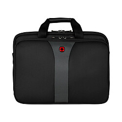 Wenger Sacoche pour Ordinateur Portable 17'' Legacy à Triple Soufflets avec Porte-Clés Noir