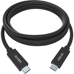 Vision TC 1MUSBC/BL câble USB 1 m USB 3.2 Gen 1 (3.1 Gen 1) USB B USB C Noir 