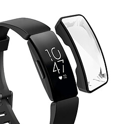 Wewoo Boîtier de montre Pour Fitbit Inspirer / Inspire HR Etui de protection TPU Plating Full Cover Noir 