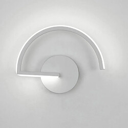 Stoex Applique Murale Led Blanc Applique Murale Simple Et Moderne Lampe Murale D'Intérieur Led Pour Salon, Couloir, Chambre À Coucher, (Blanc Froid)