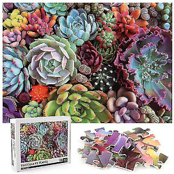 Universal Puzzle décompressé puzzle éducatif jouet, succulent puzzle 1000 pièces