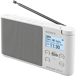 Radio portable numérique blanc - xdrs41dbp blanc - SONY