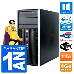 PC Tour HP Compaq Pro 6300 CMT Intel G630 RAM 4Go Disque Dur 1To Windows 10 Wifi - Occasion