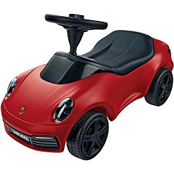 Big - Voiture Porsche 911 - Porteur Enfant - Klaxon et Volant - Assise en Cuir - Des 18 Mois