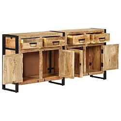 Maison Chic Buffet,Meuble de Rangement,commode pour salon,Cuisine 172x35x80 cm Bois de manguier massif -MN96480