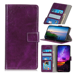 Wewoo Coque Housse en cuir à rabat pour iPhone 11 avec porte-cartes et fentes cartes cadre photo et porte-monnaie Violet