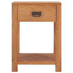 Avis Maison Chic Table de chevet, Table de Nuit, Table de Basse 35x35x50 cm bois de teck massif