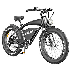 Hidoes B3 Vélo électrique Moteur sans balais 1200 W Vitesse maximale 25 km/h 48 V Batterie 17,5 Ah pour 50-60 km de distance Charge maximale 90 kg Hidoes B3 VTT électrique 26*4,0 pouces tout-terrain gros pneus 1200W moteur sans balais 25 km/h vitesse maximale 48 V 17,5 Ah batterie pour 50-60 km kilométrage