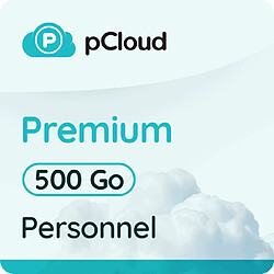 pCloud Premium Personnel 500 Go – Licence perpétuelle - A télécharger 