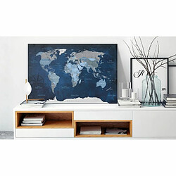 Paris Prix Tableau Imprimé Dark Blue World 60 x 90 cm