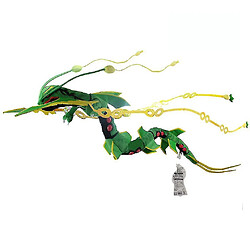 Universal Green Rayquaza Soft Doll Jouet mignon Fixe pliable 