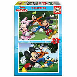 Educa Borras 2 puzzles de 48 pieces Mickey et ses amis