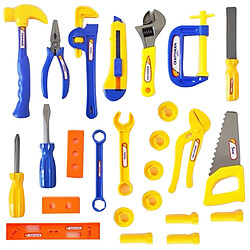 26PCS nouveaux kits d'outils de construction en plastique ensemble enfants bricolage Construction jouets éducatifs