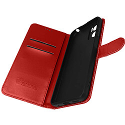 Étui pour Motorola Moto E22 et E22i Portefeuille Tactical Field Notes rouge 