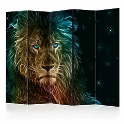 Paris Prix Paravent 5 Volets Abstract Lion... 172x225cm