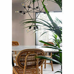 Suspension Thai Natura Noir Métal 4 W 73 x 92 x 73 cm pas cher