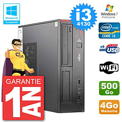 PC Fujitsu Esprimo E520 DT i3-4130 RAM 4Go Disque Dur 500Go Graveur DVD Wifi W7 · Occasion 