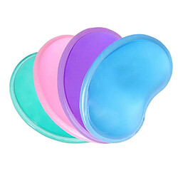 Universal GEL translucide en silicone Wavy Mouse Pad Rest Prise en charge pour ordinateur portable