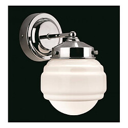 Luminaire Center Applique de salle de bains Art Chrome 1 ampoule 23cm 