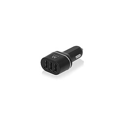 Perel Ewent - chargeur de voiture à 3 ports 4.8 a (24 w) système de charge intelligent ic 