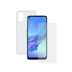 Uknow Film Protecteur en Verre Trempé pour Téléphone Portable + Étui pour Téléphone Portable Oppo A53S Contact Transparent 