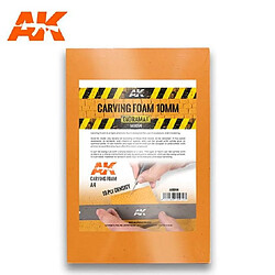 Ak Interactive Carving Foam 10mm A4 Size - Décor Modélisme 