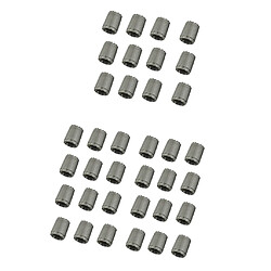 36 Pcs Bouchons De Valve Capuchons TPMS Pour Voiture Camion Pneu Gris