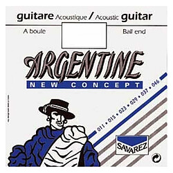 Savarez Argentine 1212MF - Corde de Si tirant 15 à boule - Guitare Manouche