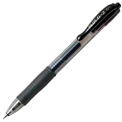 ? Stylo à bille Pilot G-2 Bl-G2-7-B - 12 unités · Noir 