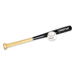 Bexsport Set Baseball Batte en bois 86cm + balle 