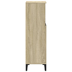 Acheter vidaXL Armoire salle de bain chêne sonoma 30x30x100 cm